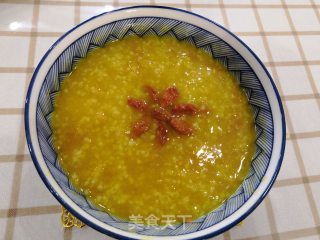 南瓜枸杞小米粥的做法步骤：9