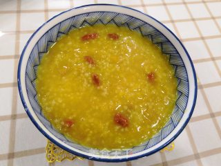 南瓜枸杞小米粥的做法步骤：12