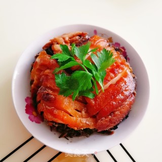 梅干菜扣肉的做法步骤：22