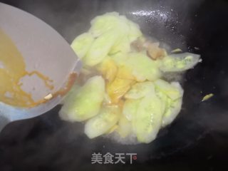 腊肉炒黄瓜的做法步骤：7