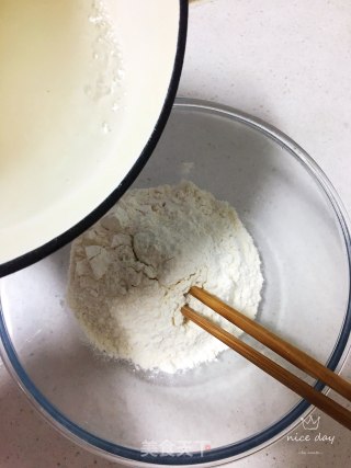 黑芝麻馅糖糕的做法步骤：2