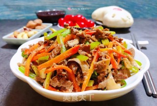时蔬炒牛肉的做法步骤：13