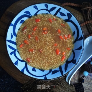 枸杞红糖小米粥的做法步骤：8