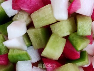 凉拌三色萝卜的做法步骤：7