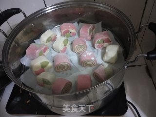 彩色馒头的做法步骤：8