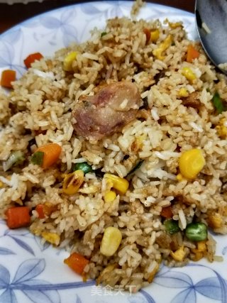 腊肠蛋炒饭的做法步骤：11
