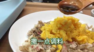赛螃蟹(炒鸡蛋)，口感软嫩滑爽胜似蟹肉，乖乖在家做美食，武汉加油的做法步骤：6