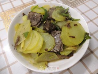 土豆炒牛肉的做法步骤：10