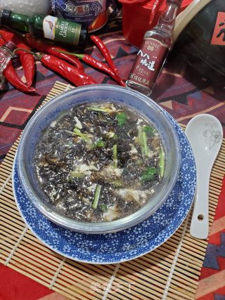 紫菜蛋花香菜汤的做法步骤：6