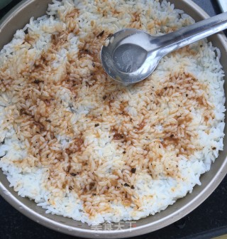 “米饭”米饭烧驴肉披萨的做法步骤：5