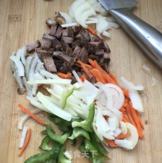 “米饭”米饭烧驴肉披萨的做法步骤：8