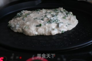 鸡蛋菠菜饼的做法步骤：10