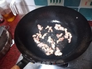 五花肉炒贡菜干的做法步骤：4