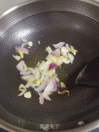 蘑菇炒青菜的做法步骤：4