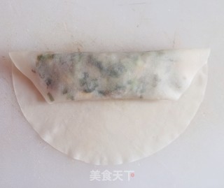 筋饼韭菜盒子的做法步骤：9