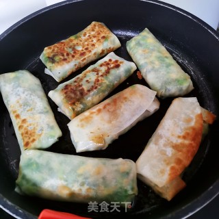 筋饼韭菜盒子的做法步骤：13