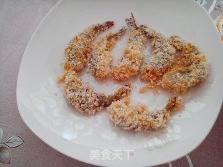 炸虾的做法步骤：4