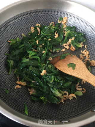 海米菠菜鹅蛋汤的做法步骤：11