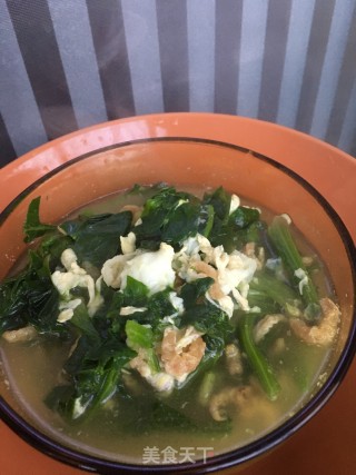 海米菠菜鹅蛋汤的做法步骤：16