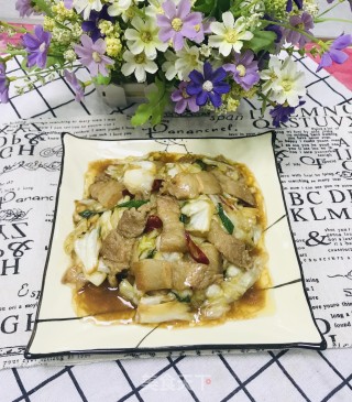 包菜炒肉的做法步骤：11