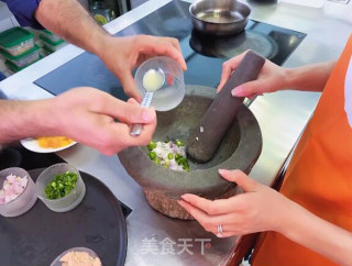 南瓜沙拉的做法步骤：2