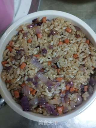 爆浆蛋包饭的做法步骤：3