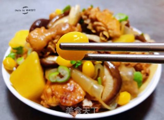 白果炖鸡的做法步骤：13