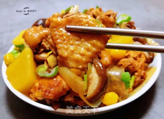 白果炖鸡的做法步骤：15