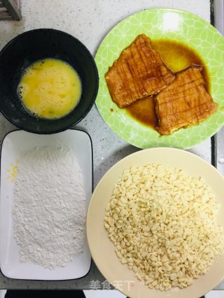 炸猪排的做法步骤：1