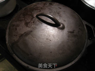 铁锅腊肠蔬菜饭--米饭的做法步骤：5