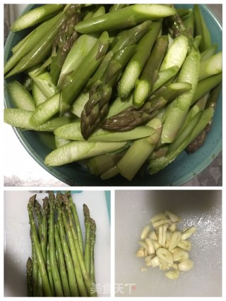 芦笋炒肉的做法步骤：2