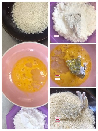 炸虾的做法步骤：2