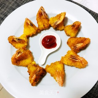 炸虾的做法步骤：3