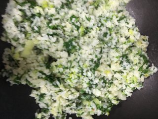 青菜炒饭的做法步骤：6