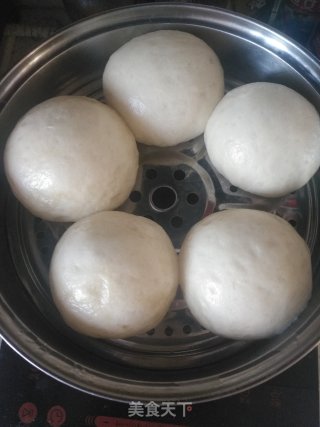 制作暄软馒头的做法步骤：7