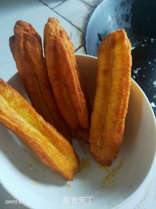 酵母版油条（不添加泡打粉和小苏打）的做法步骤：5