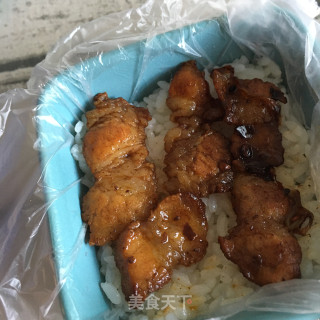 回锅肉米饭三明治的做法步骤：9