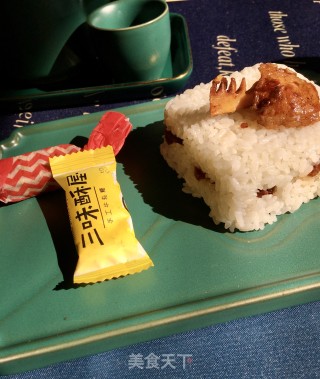 回锅肉米饭三明治的做法步骤：14