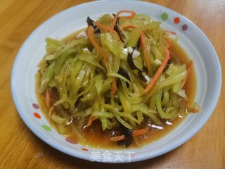 家常菜之——凉拌笋丝的做法步骤：5