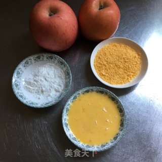 炸苹果圈的做法步骤：1