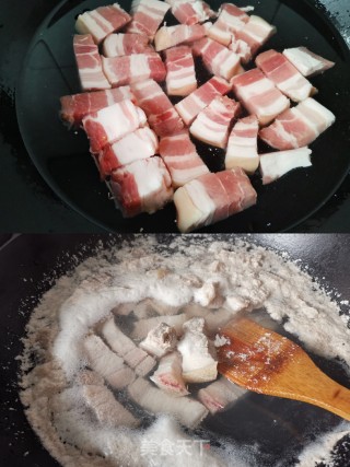 无糖版红烧肉的做法步骤：2