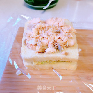 三文鱼三明治????的做法步骤：2