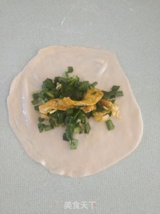 饺子皮韭菜盒子的做法步骤：9