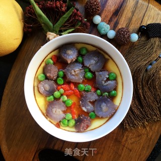 如意海参蒸蛋的做法步骤：9