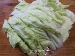 瓜皮白菜炖粉条的做法步骤：3