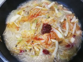瓜皮白菜炖粉条的做法步骤：10