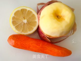苹果胡萝卜汁的做法步骤：2