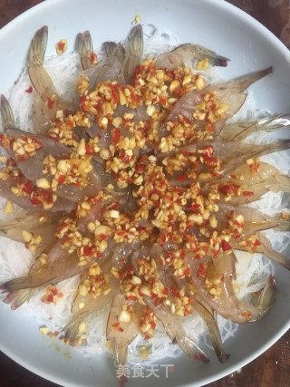 蒜蓉蒸虾的做法步骤：7