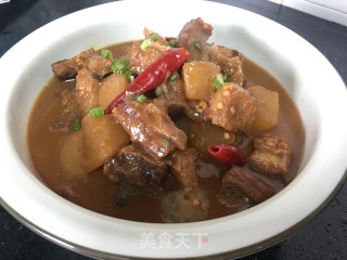 萝卜焖牛腩的做法步骤：11
