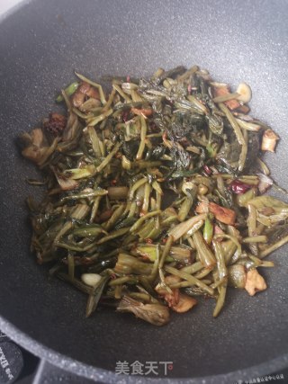 雪里蕻炖豆腐的做法步骤：5